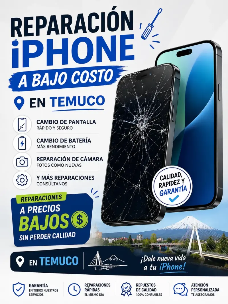 Reparación de iPhone y notebooks
