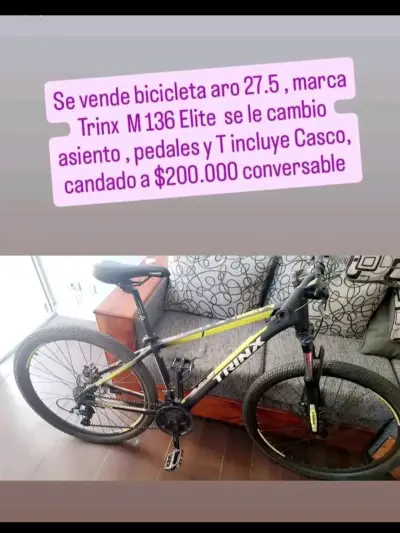 Bicicleta Trinx M136 Elite aro 27.5 - miniatura 1