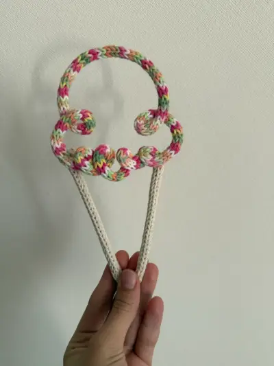 Decoración infantil - helado de Tricotín - miniatura 1