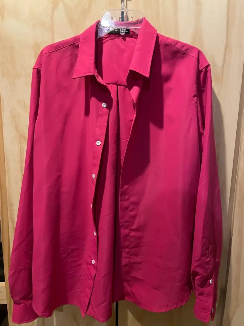 Camisa rosada hombre