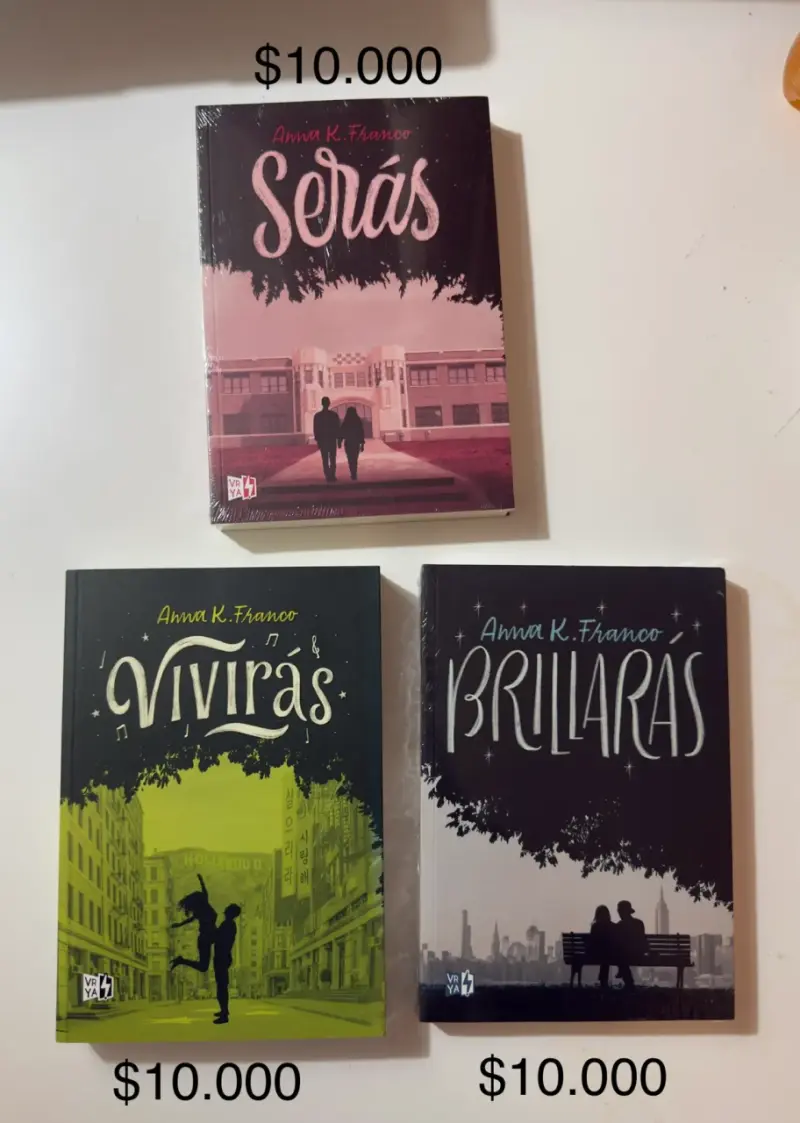 Set de libros de Anna K Franco