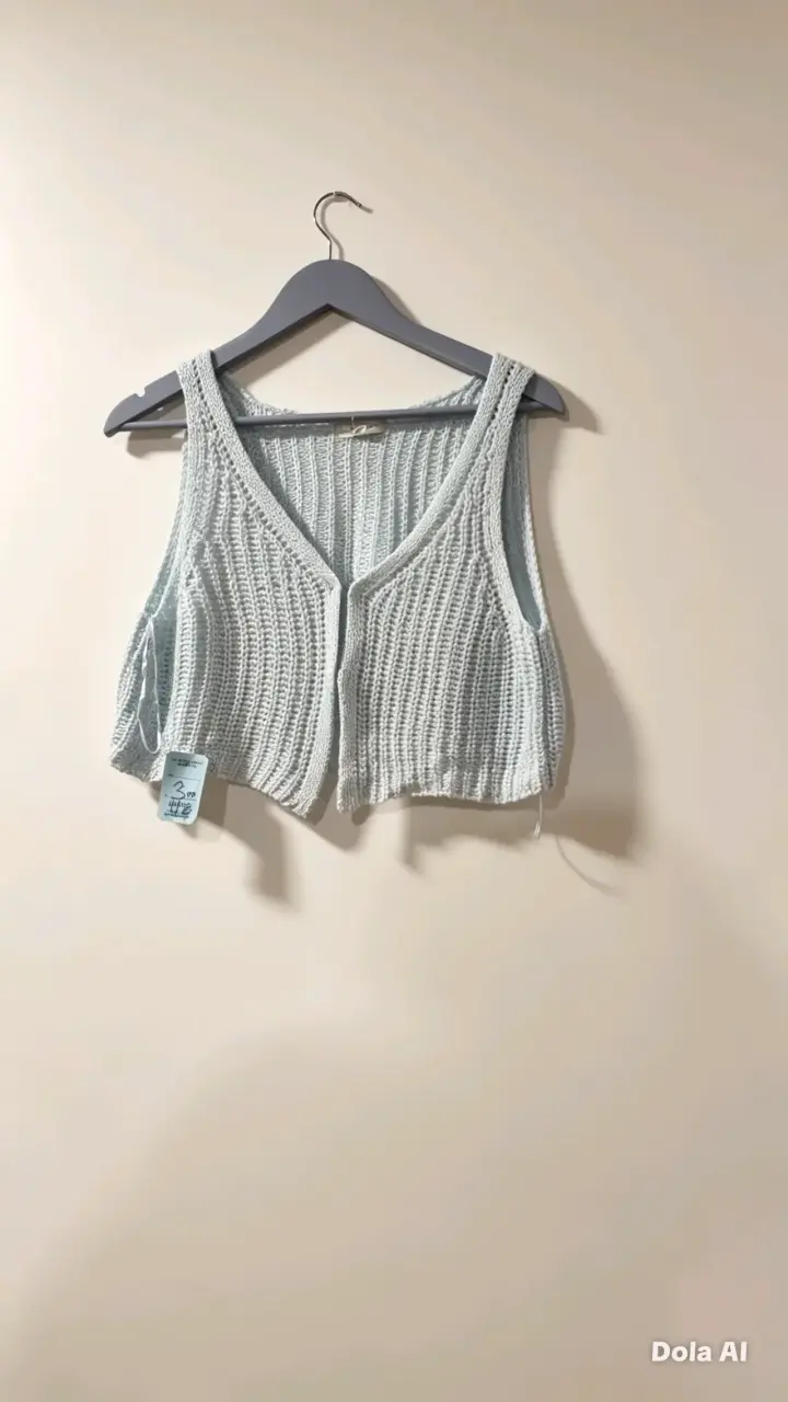 Crop top tejido claro - 2