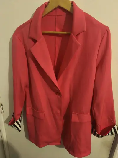 Blazer Fuxia con rayas - miniatura 2