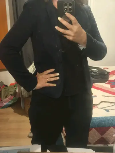 Blazer azul marino mujer TM - miniatura 3