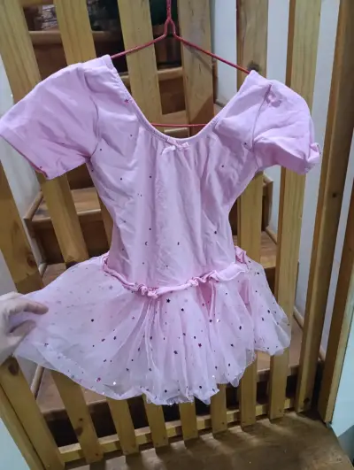 Vestido de baile de ballet rosa - miniatura 1