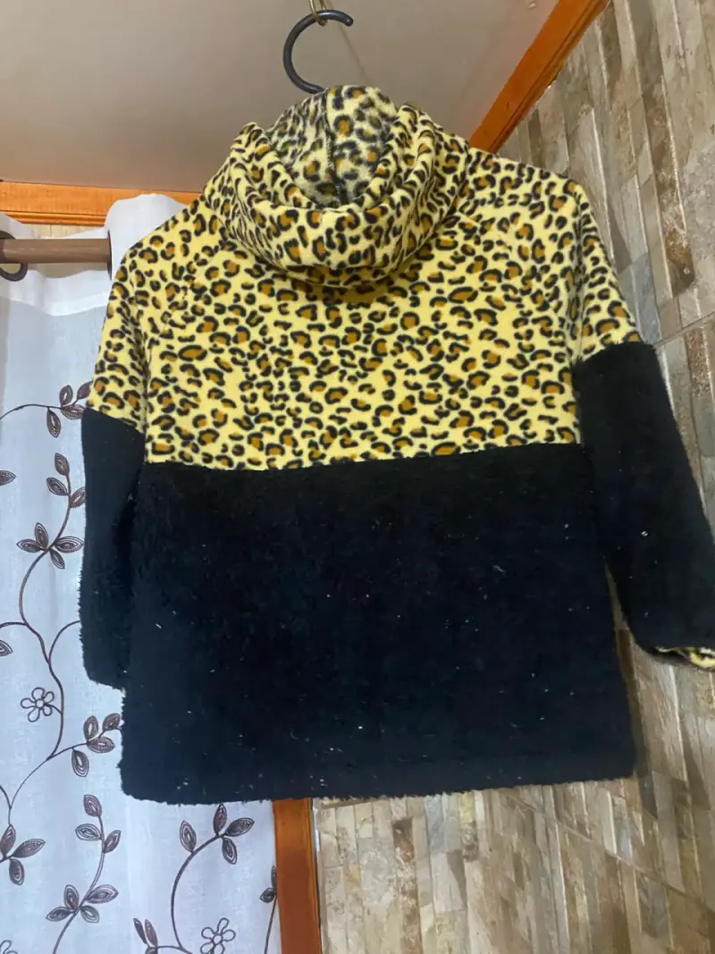 Polerón leopardo con capucha - 2