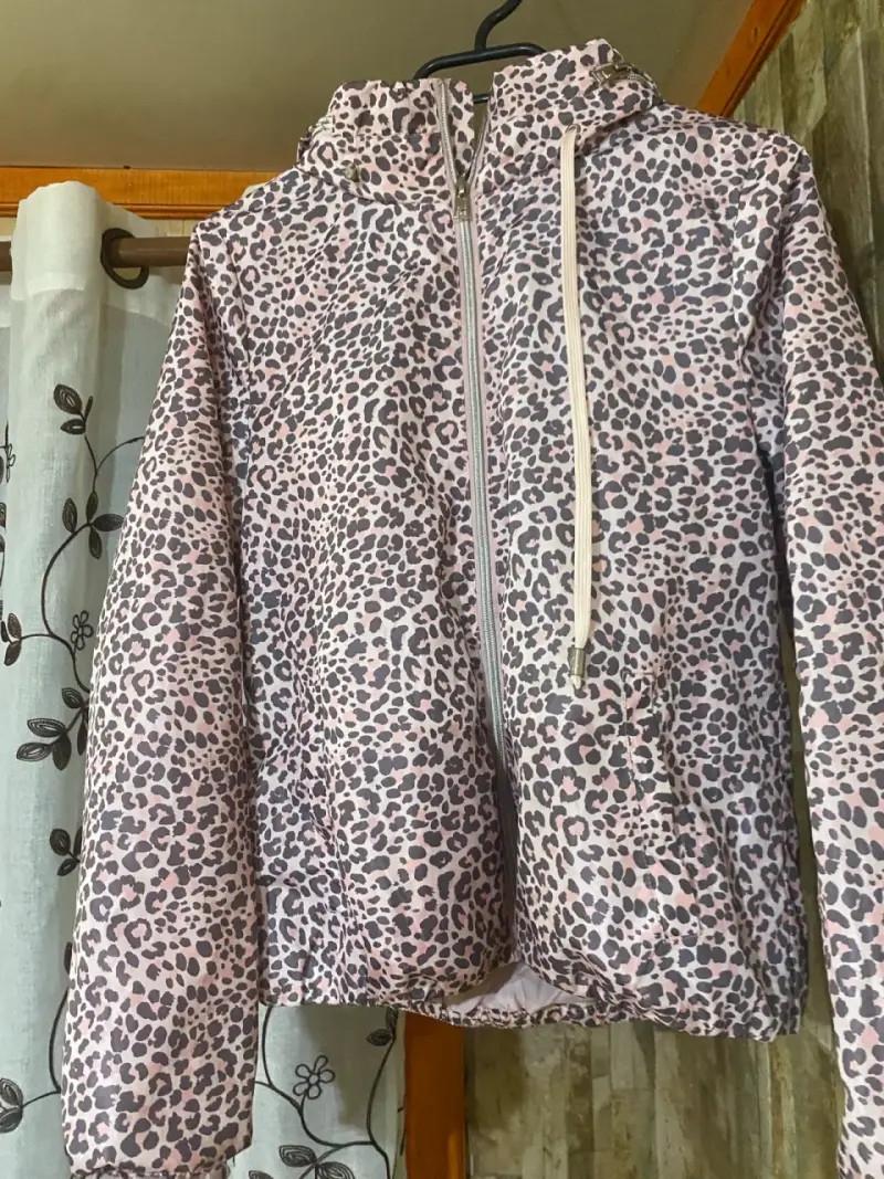 Cortavientos estampado leopardo - 1