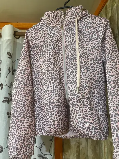 Cortavientos estampado leopardo - miniatura 1