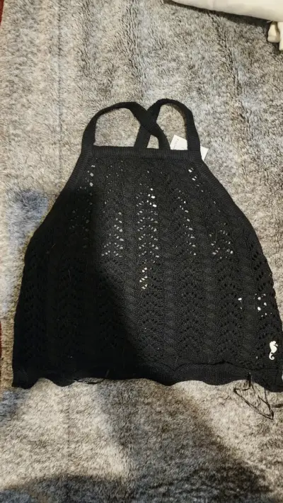 Top tejido negro LolitaPocket - miniatura 2