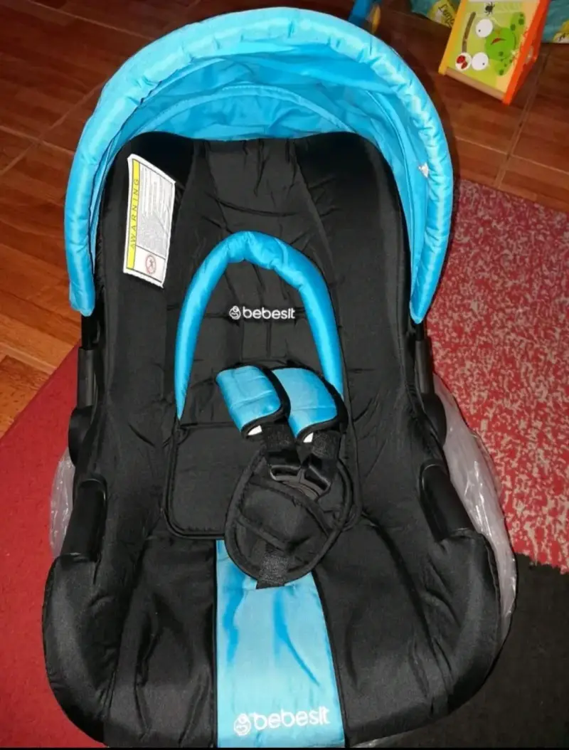 Silla de auto para bebé Bebesit azul - 1