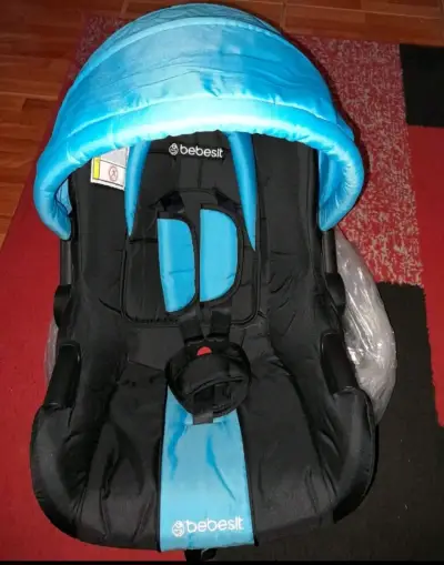 Silla de auto para bebé Bebesit azul - miniatura 3