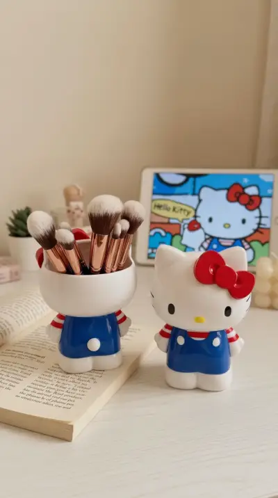 portapinceles Hello Kitty - miniatura 1