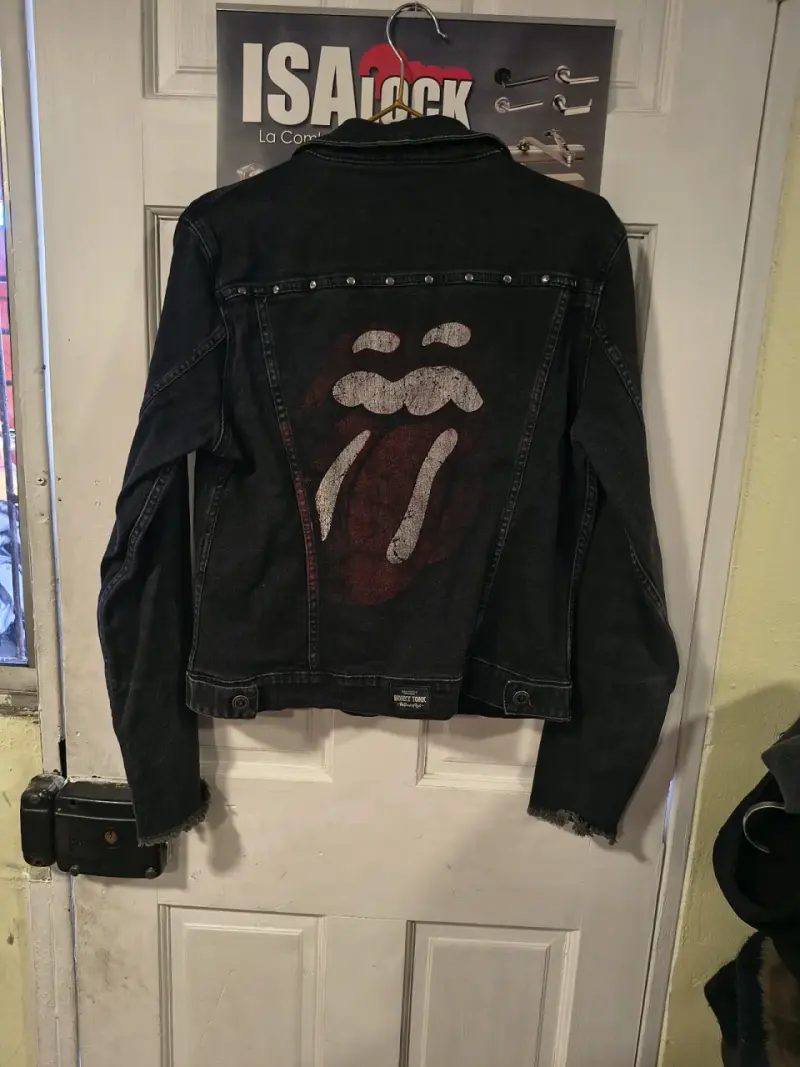 Chaqueta de mezclilla negra - 2
