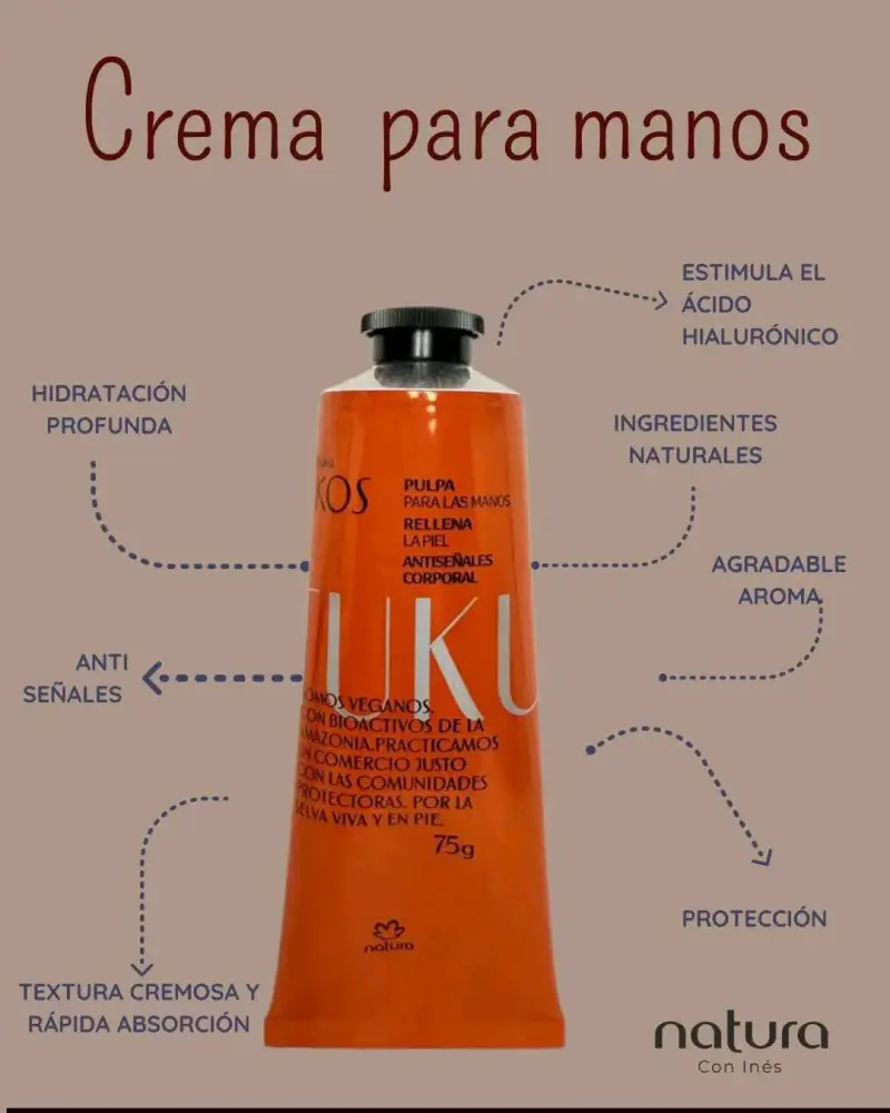Crema para manos Tukuma 75g - 1