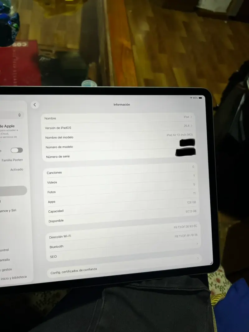 iPad Air M3 (13 Pulgadas ) - 128 GB - 6