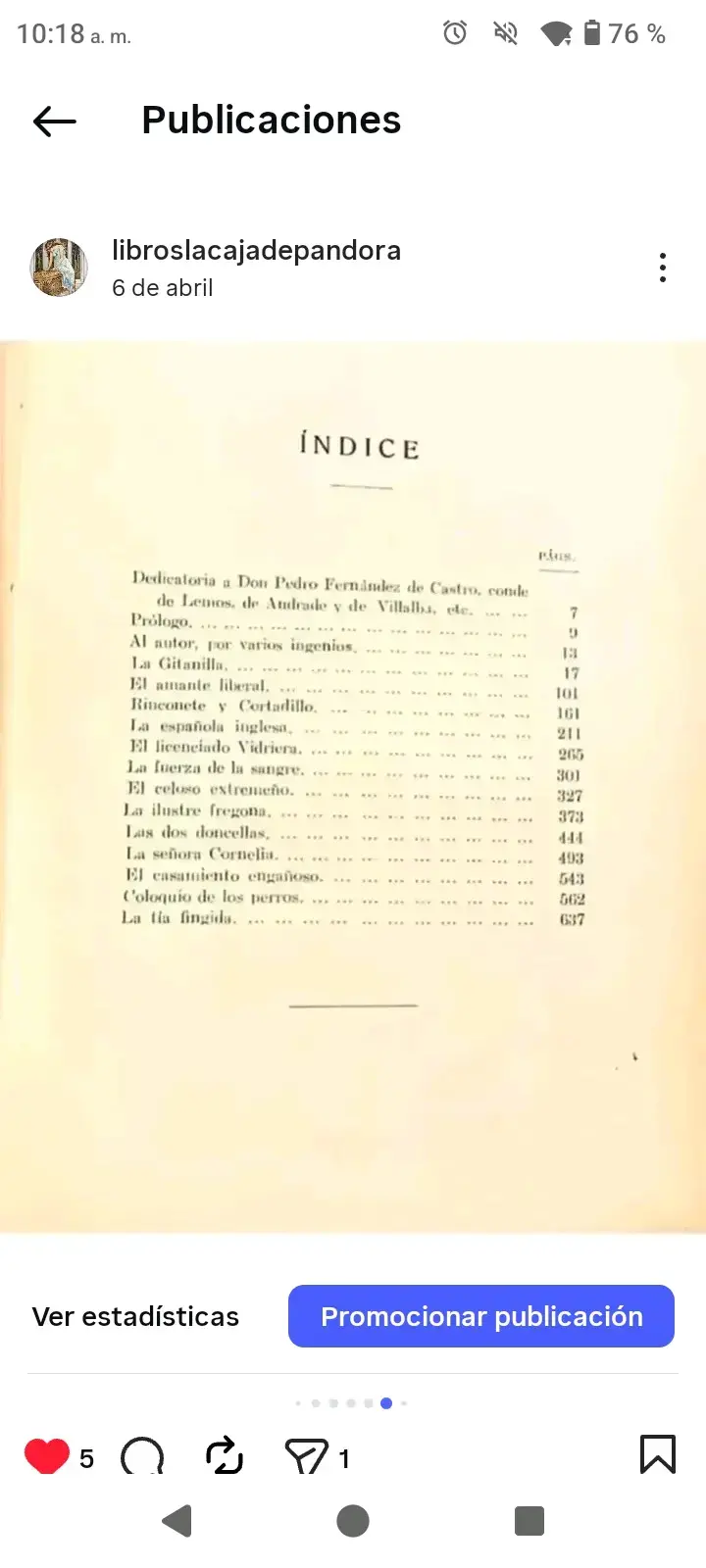 Libro 'Novelas Ejemplares' de colección - 6
