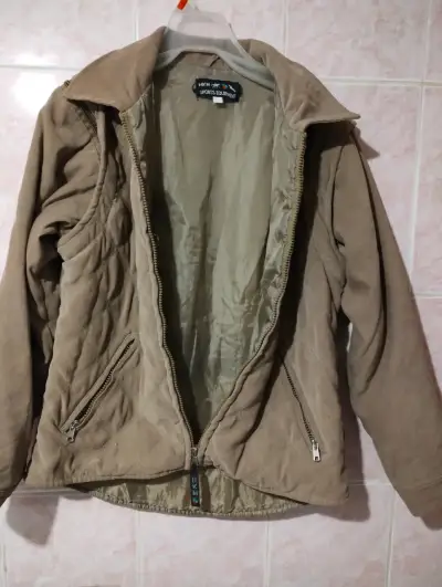 Chaqueta beige acolchada - miniatura 2