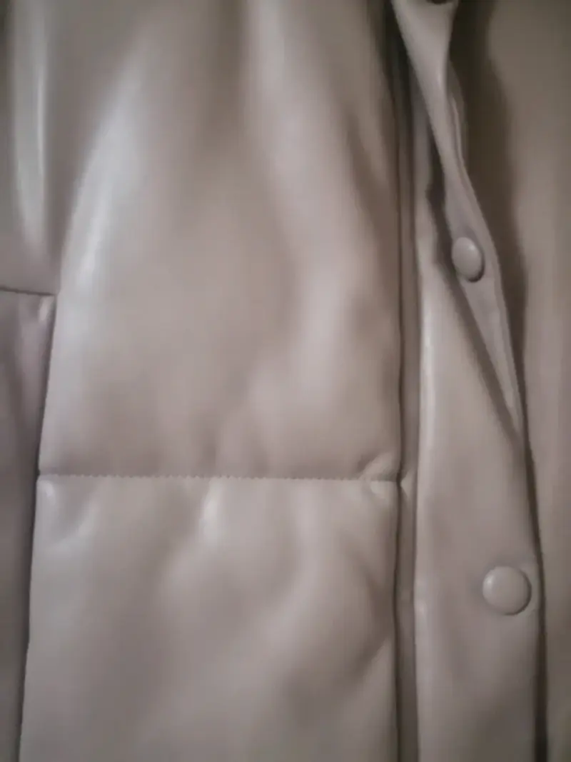 Chaleco Zara acolchado beige - 2