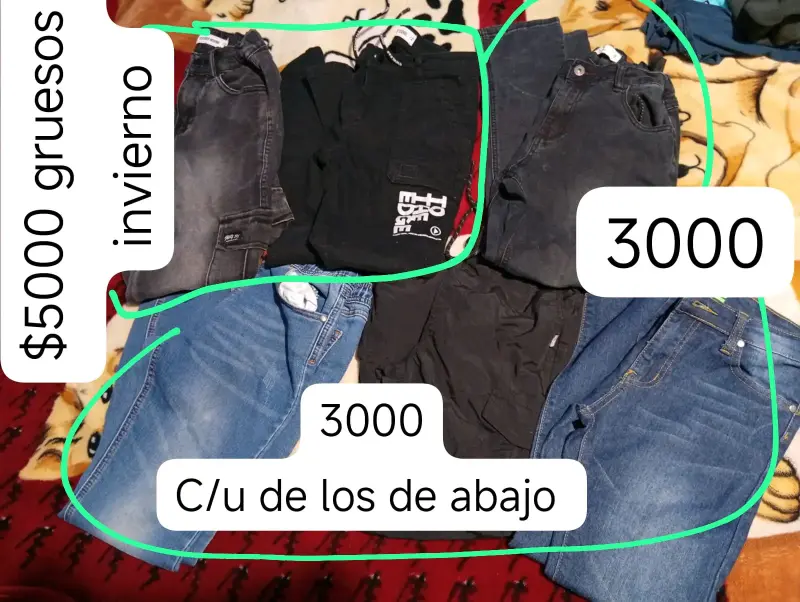 Jeans mixtos para invierno