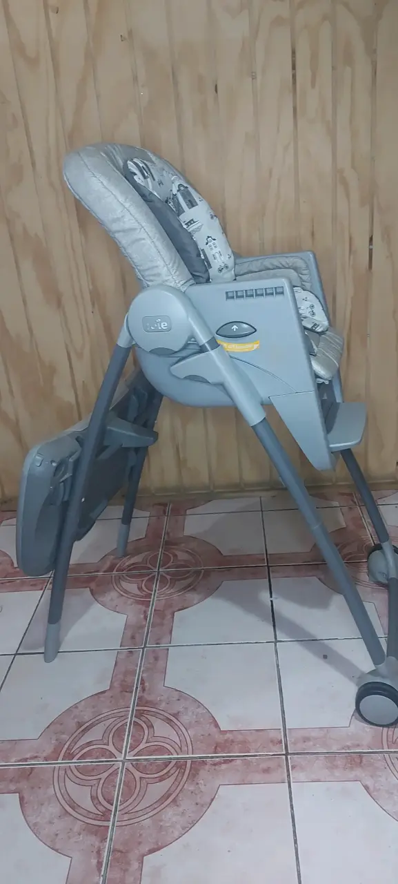Silla de comer infantil gris joie - 3