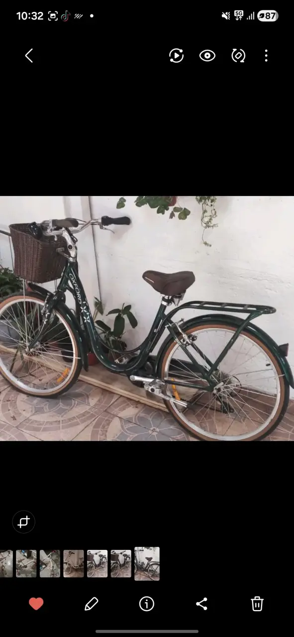 Bicicleta urbana con canasto - 2