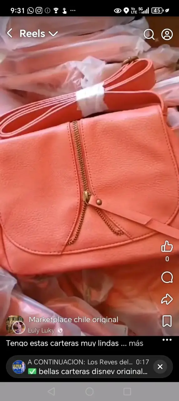 Cartera cruzada coral