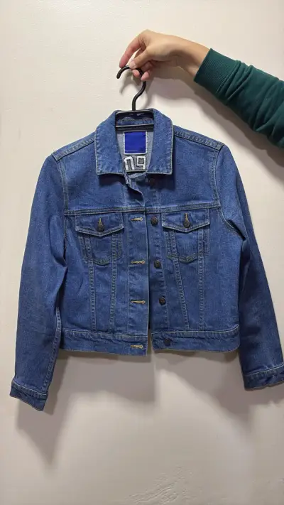 Chaqueta de mezclilla azul - miniatura 1