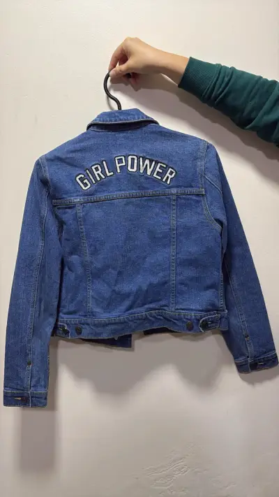 Chaqueta de mezclilla azul - miniatura 2
