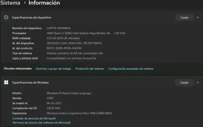 Laptop Acer A515-43 24 GB RAM AMD 3 (CONVERSABLE) - miniatura 6