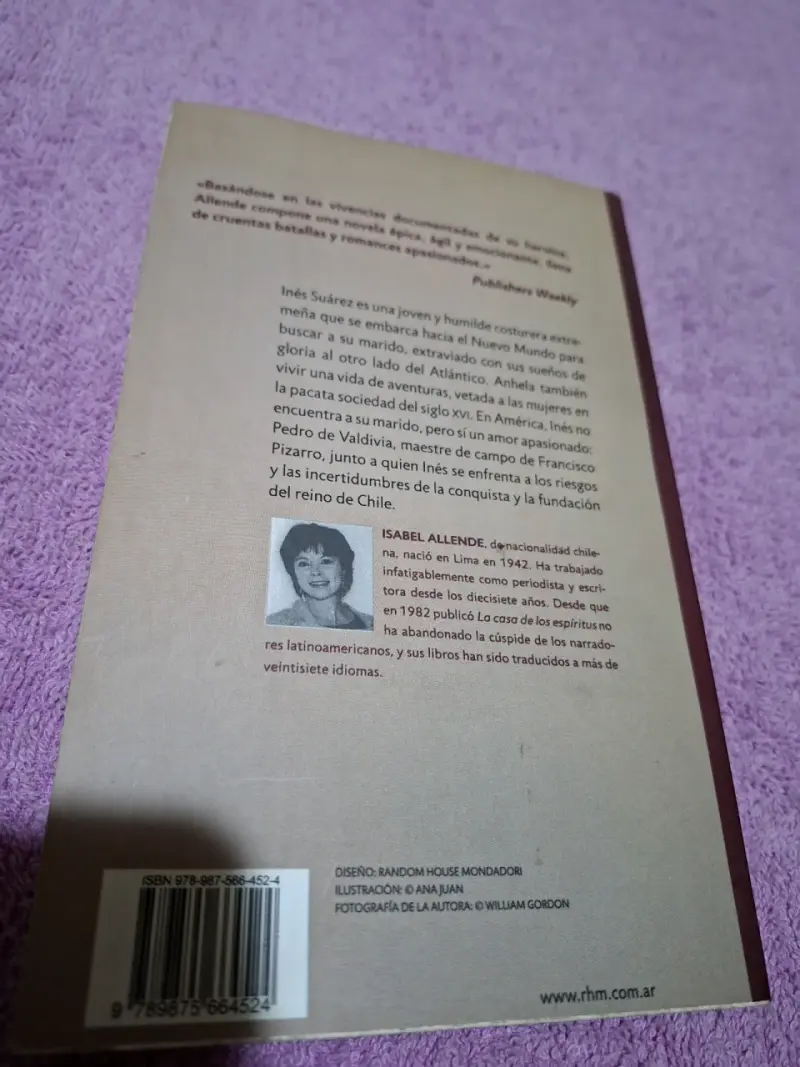 Libro 'Inés del alma mía' - 2