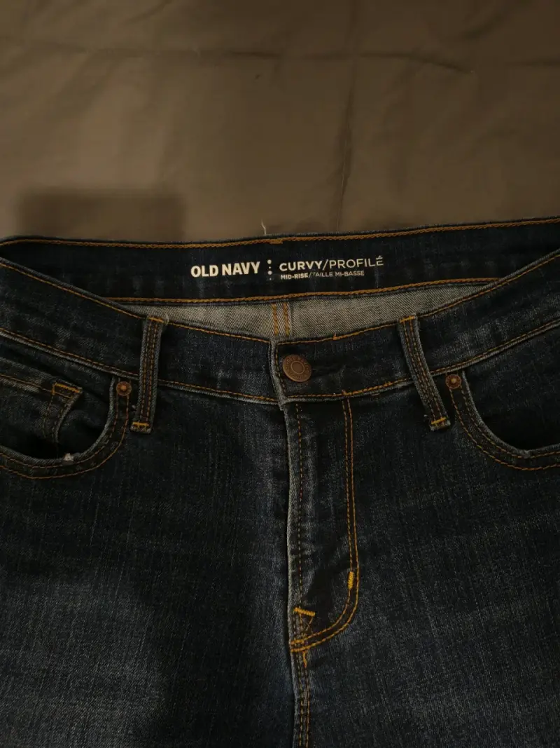 Jeans azul oscuro Old Navy - 4