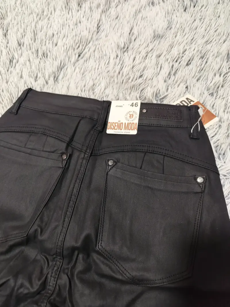 Jeans engomados negros T 46 - 1