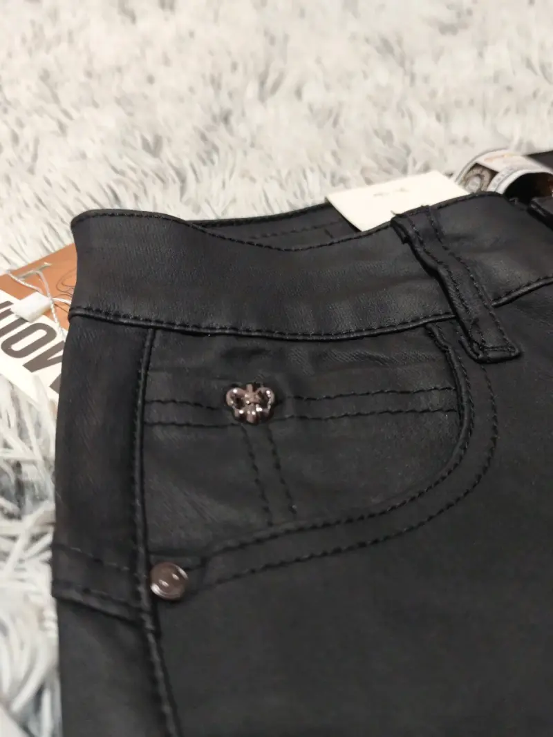 Jeans engomados negros T 46 - 2
