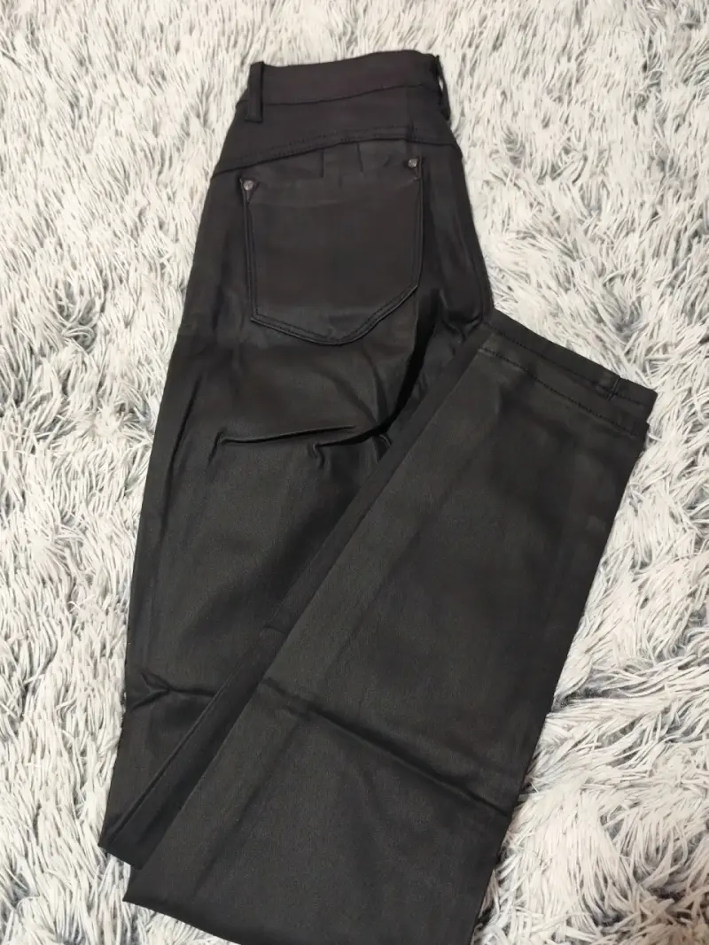 Jeans engomados negros T 46 - 3