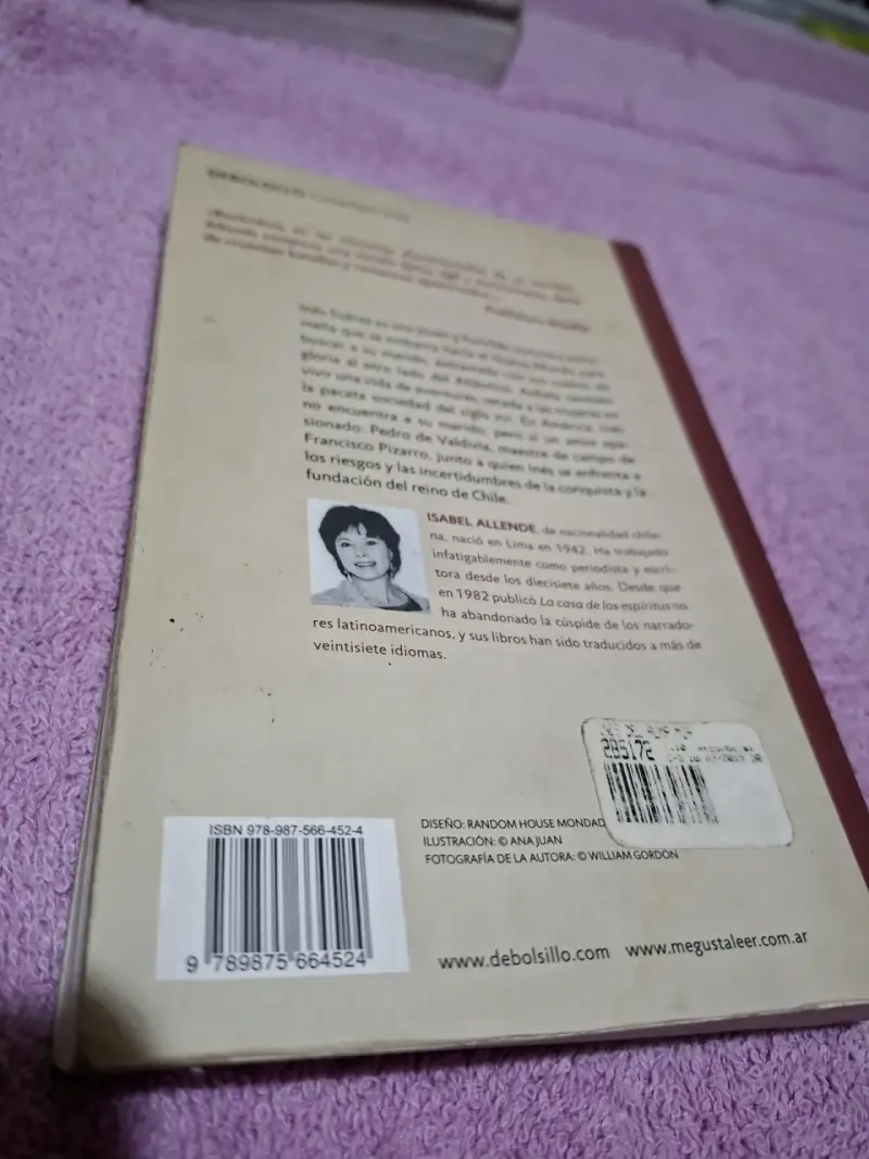 Libro 'Inés del alma mía' Isabel Allende - 2