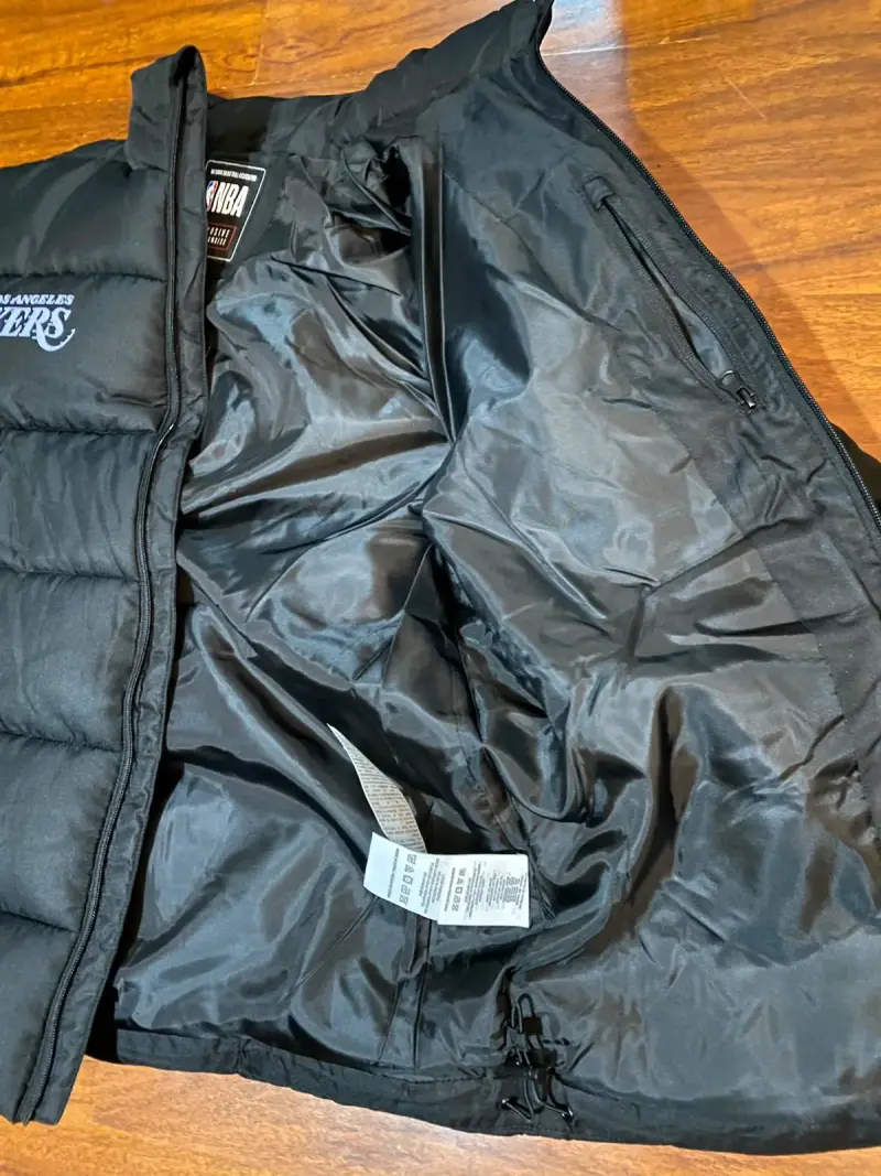 Chaqueta Los Angeles Lakers negra - 3