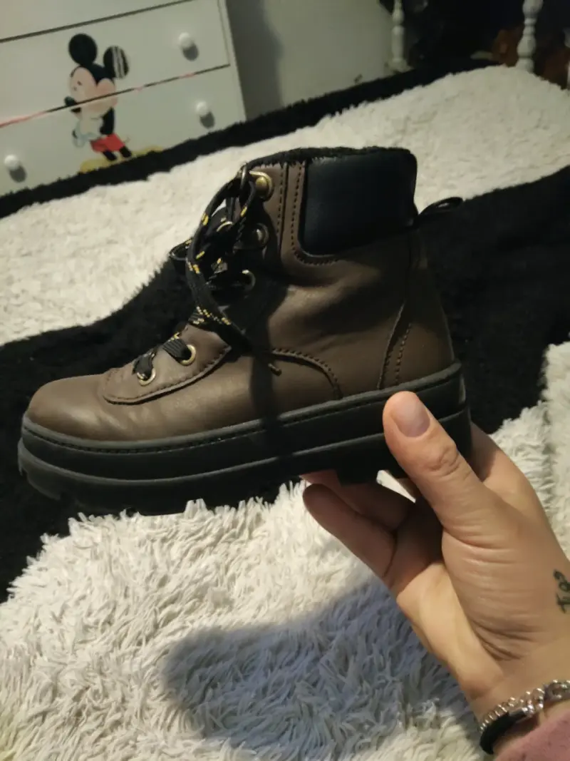 Botas de cuero marrón - 3