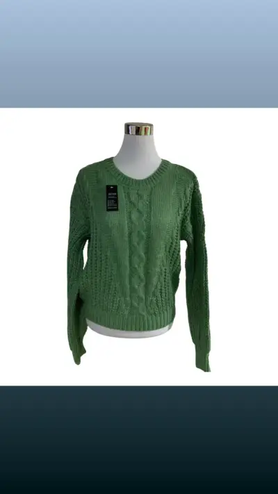 Sweater beige de lana nuevo - miniatura 2