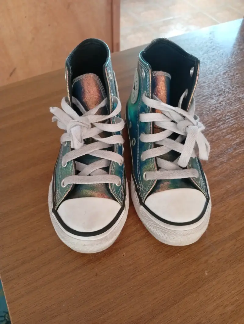 Zapatillas botitas metálicas marca Converse - 1