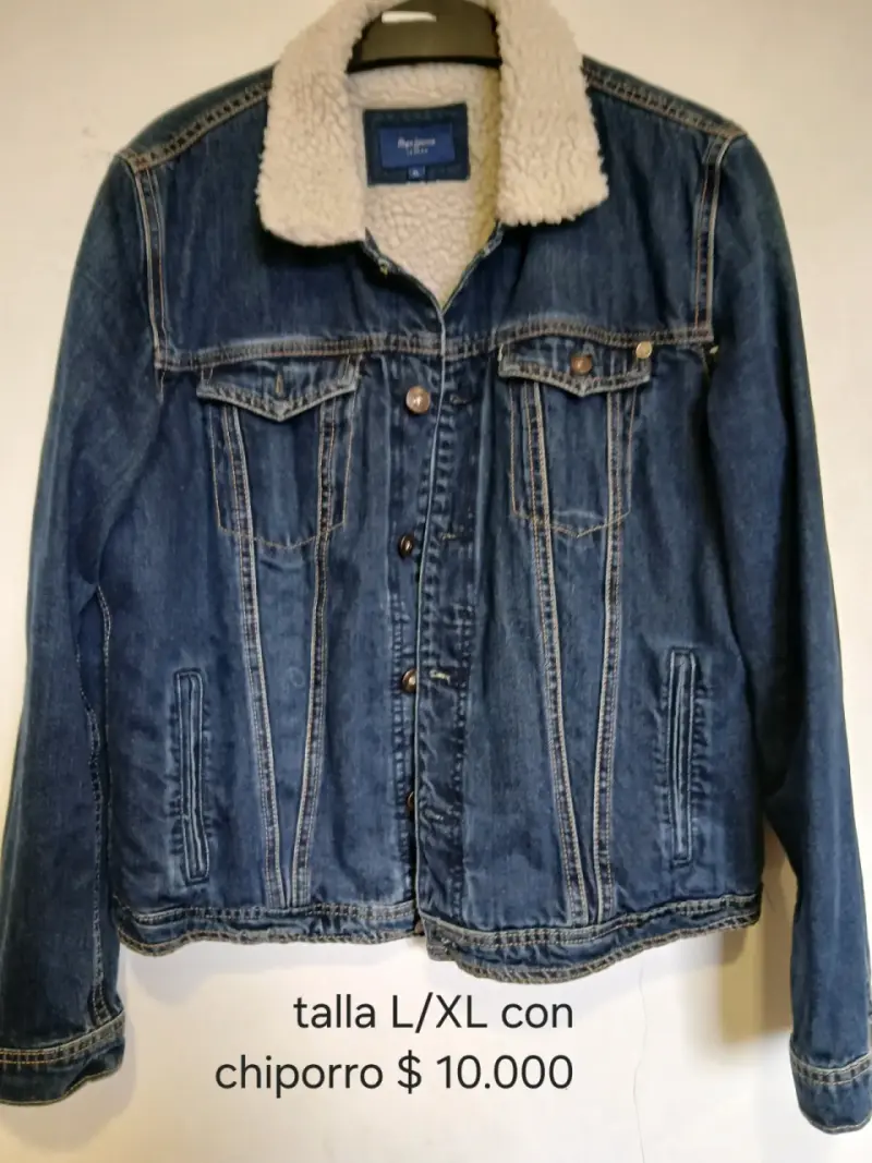 Chaqueta de mezclilla con chiporro - 1