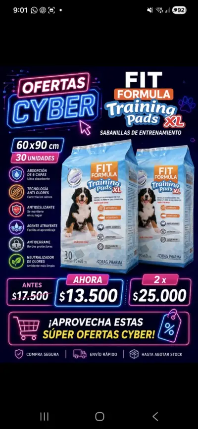 Pads de entrenamiento Fit Formula XL - miniatura 2