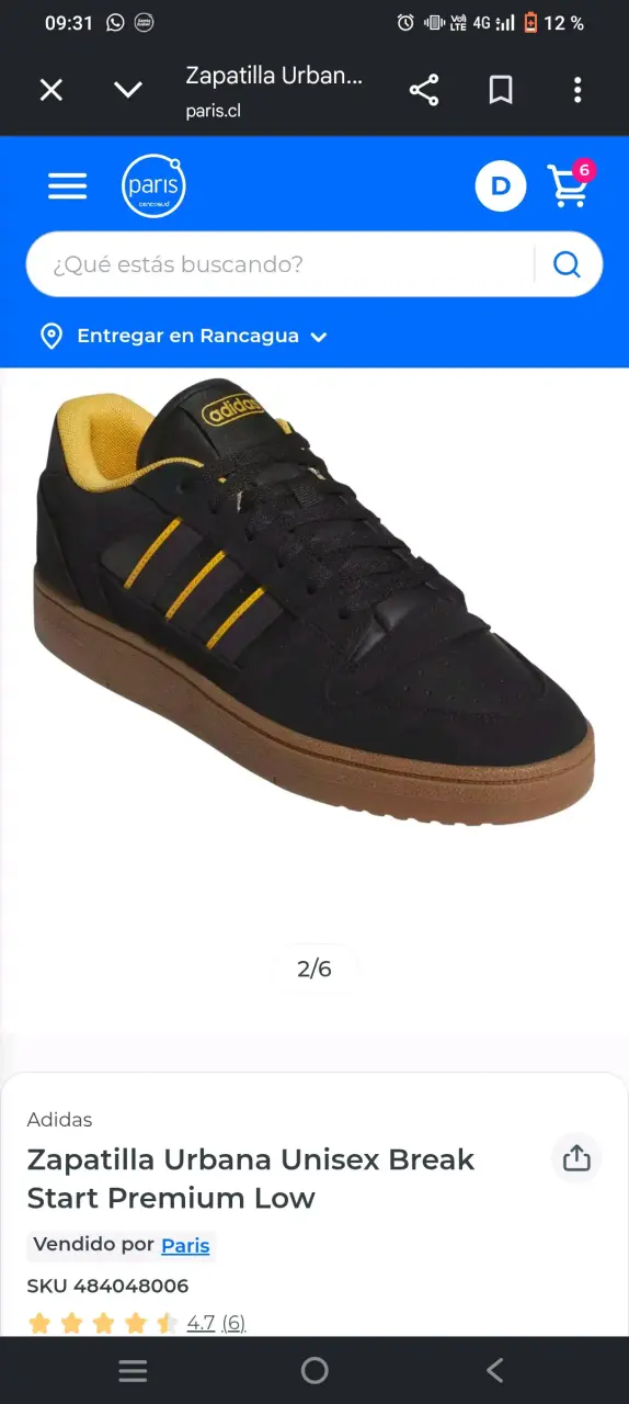 Zapatillas Adidas negras y amarillas - 2