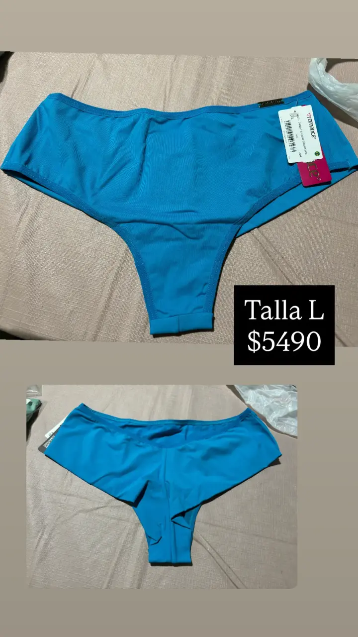 Tanga de algodón negra - 5