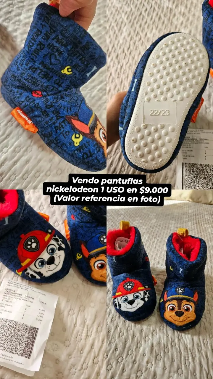 Pantuflas Nickelodeon Paw Patrol