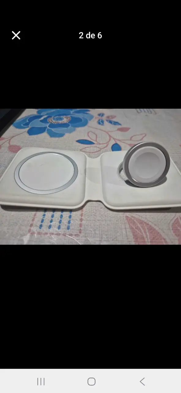 Cargador iphone inalámbrico doble - 1