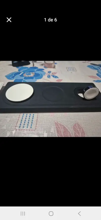 Cargador iphone inalámbrico doble - miniatura 2