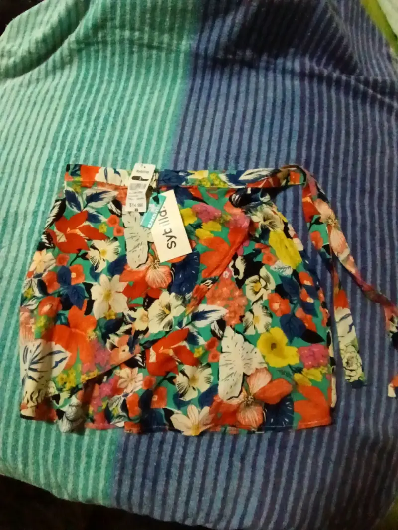 Falda corta floral Sybilla - 1