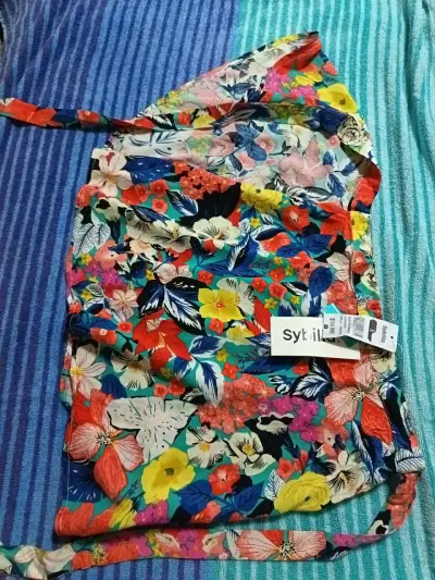 Falda corta floral Sybilla - miniatura 2