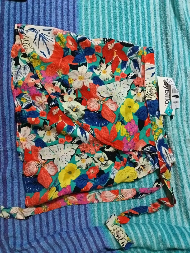 Falda corta floral Sybilla - 3