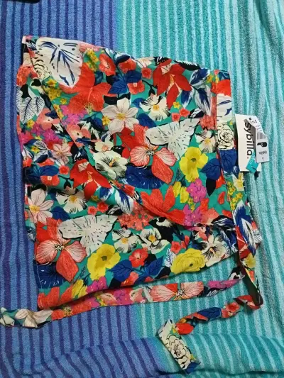Falda corta floral Sybilla - miniatura 3